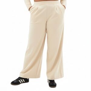 NWT Girlfriend Collective Luxe Wide Leg Pants Cream